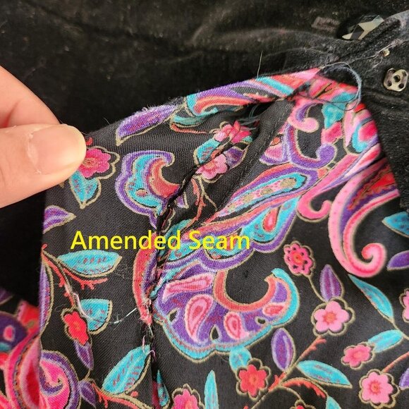 Jane Schaffhausen belle france dress Women's 10 Velvet‎ Black - Picture 5 of 12